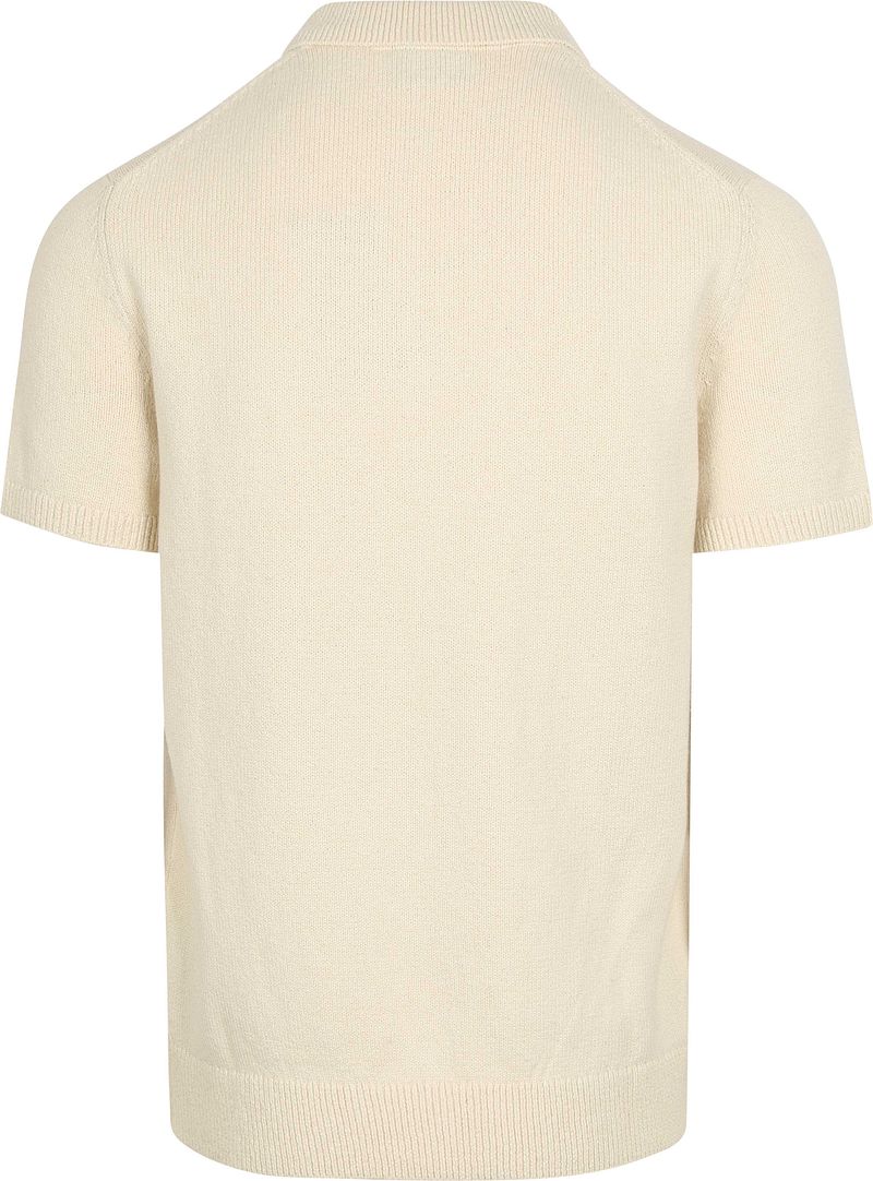 Suitable Heavy Knitted Polo Raw Ecru