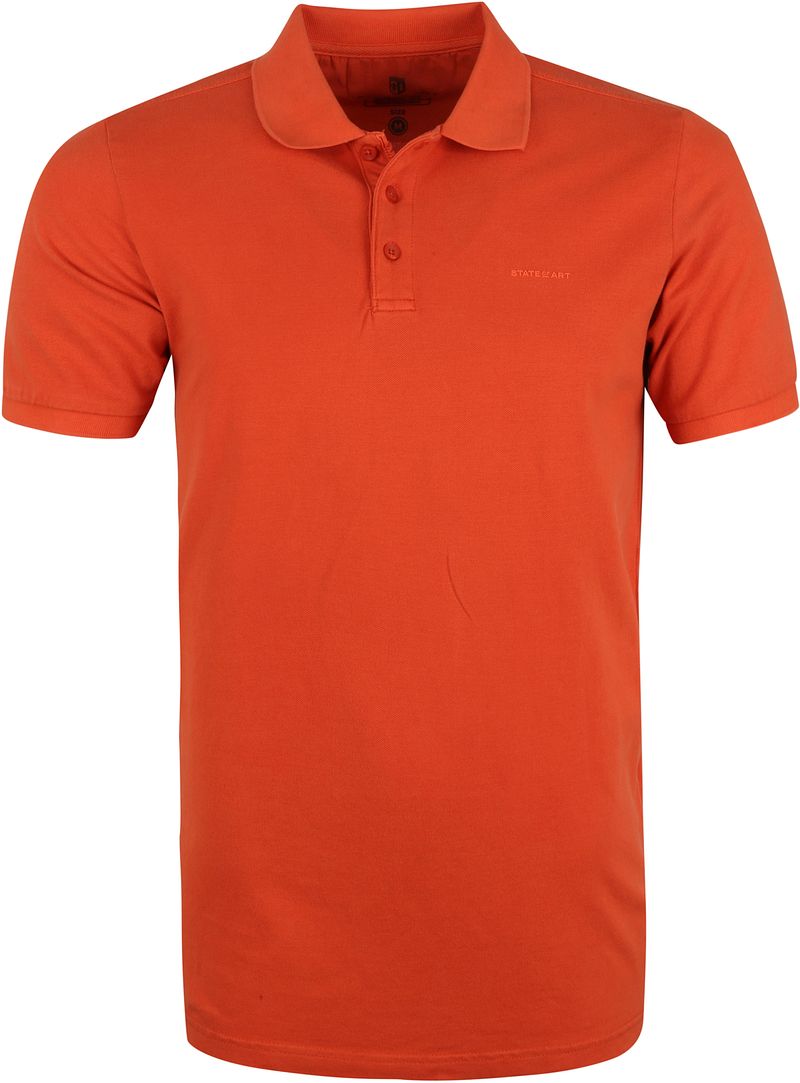 State Of Art Polo Piqué Rouge taille M