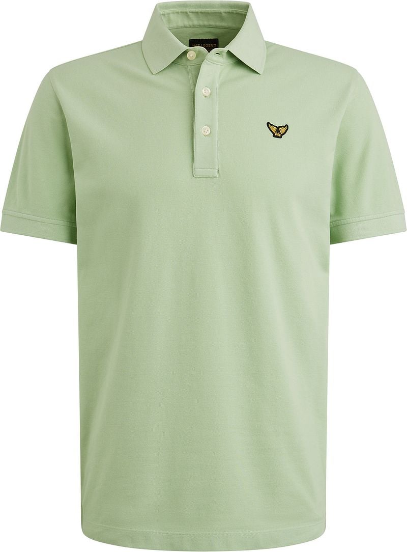 PME LEGEND Heren Polo's & T-shirts Pique Garment Dye Groen