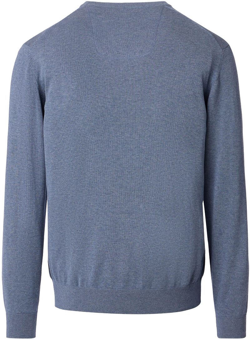 Casa Moda Pullover V-Ausschnitt Grey Indigo - Größe 5XL günstig online kaufen