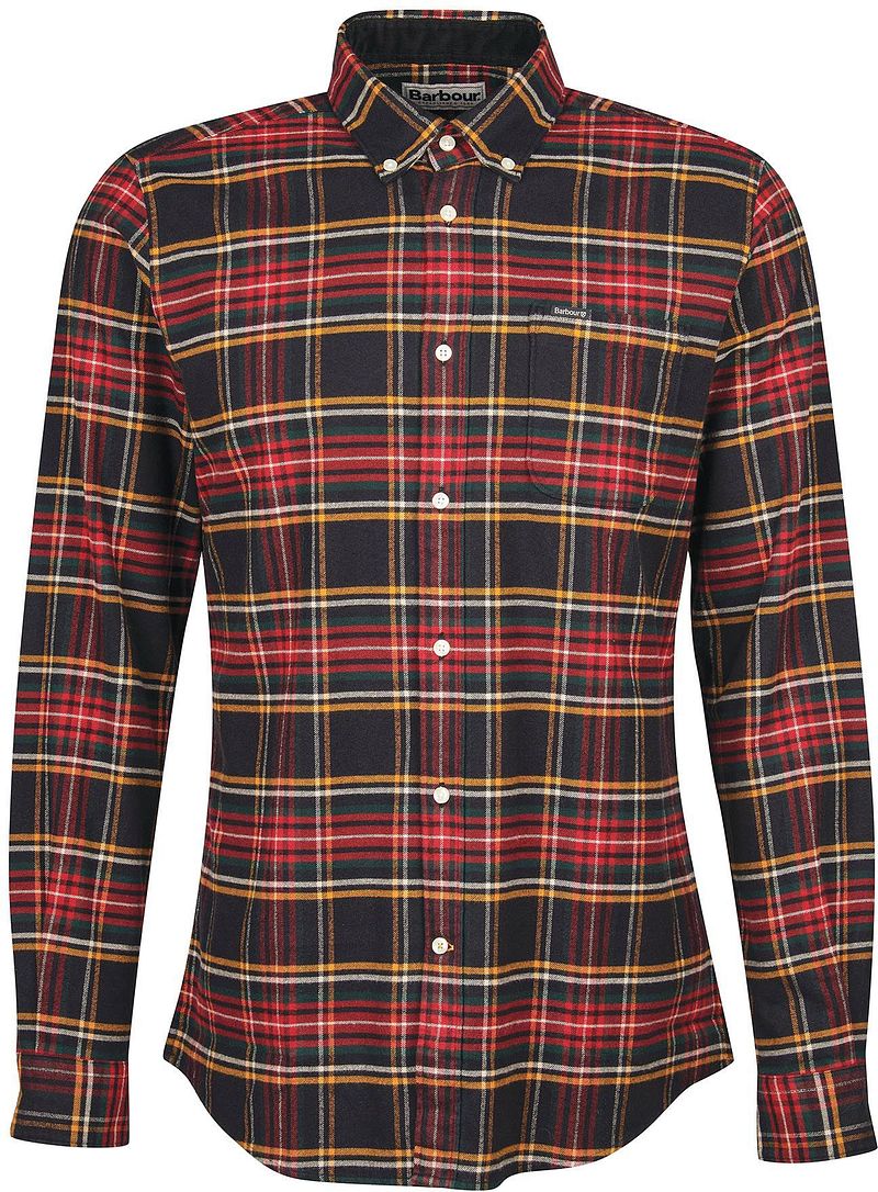 Barbour Chemise Portdown Carreaux Multicolour Multicoloré taille M