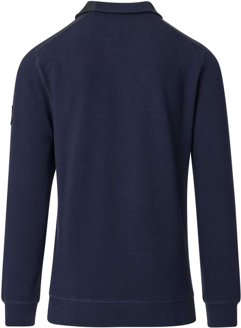 Casa Moda Half Zip Sweat Navy