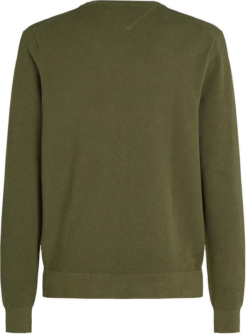 Tommy Hilfiger Sweater Essential Structure Olijfgroen