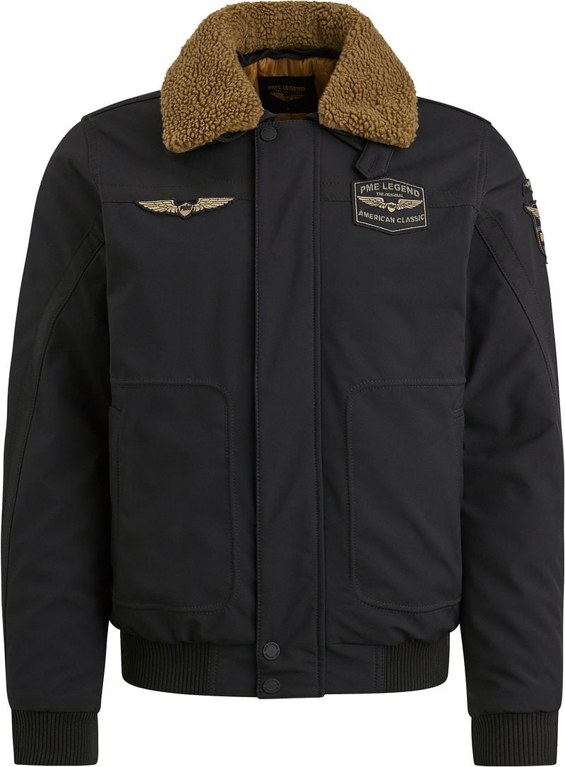 PME Legend softshell jas WINGFORCE met logo en patches zwart