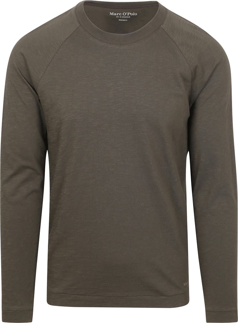 Marc O'Polo Longsleeve T-Shirt Copley Braun - Größe XL günstig online kaufen