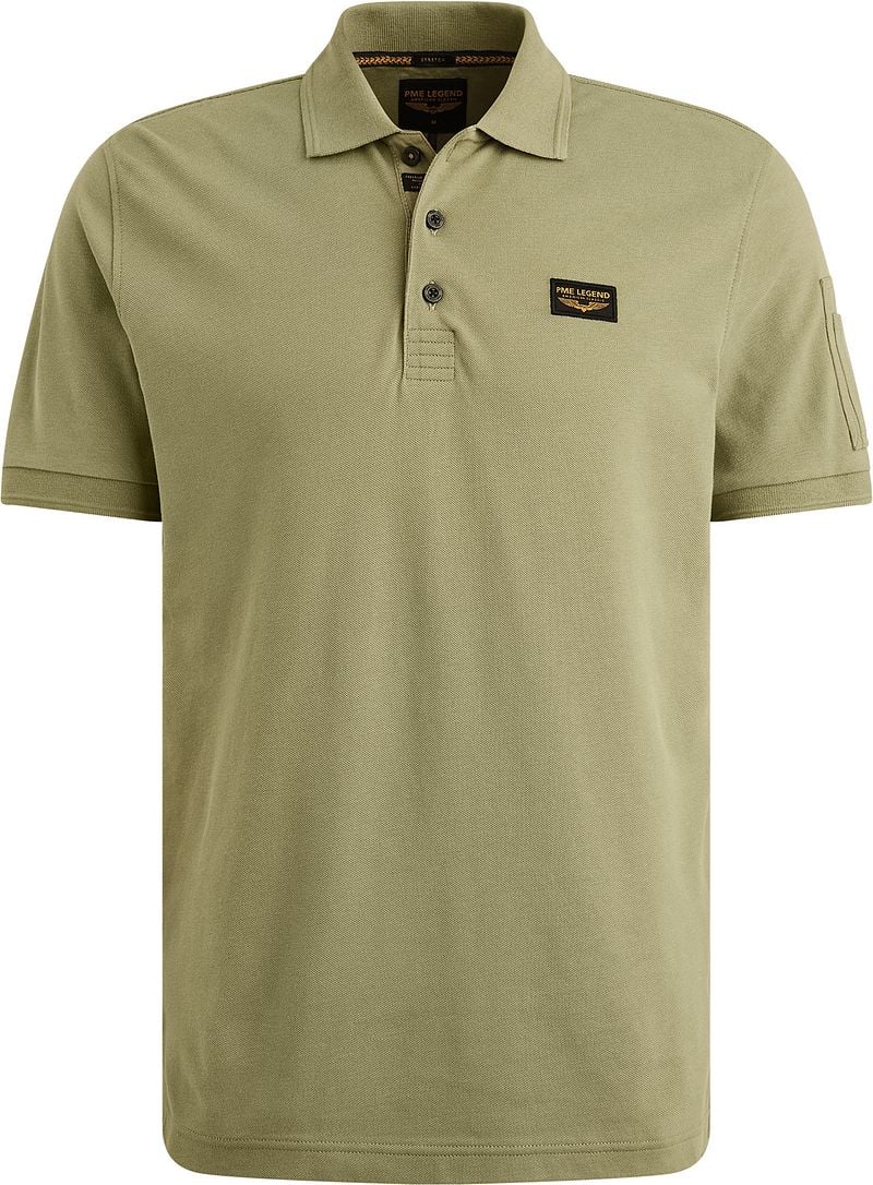 PME Legend American Classic Poloshirt Oil Grün - Größe S günstig online kaufen