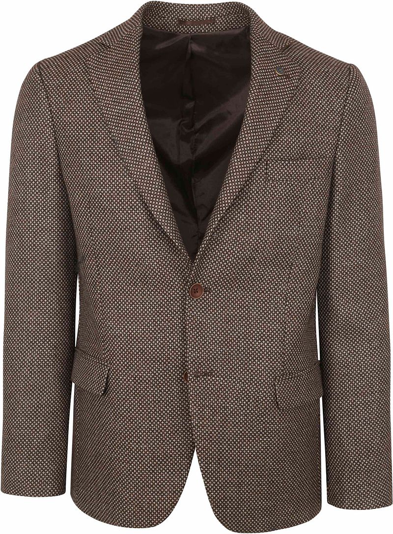 Suitable Colbert Marron Royal Bleu Bleu foncé taille 46