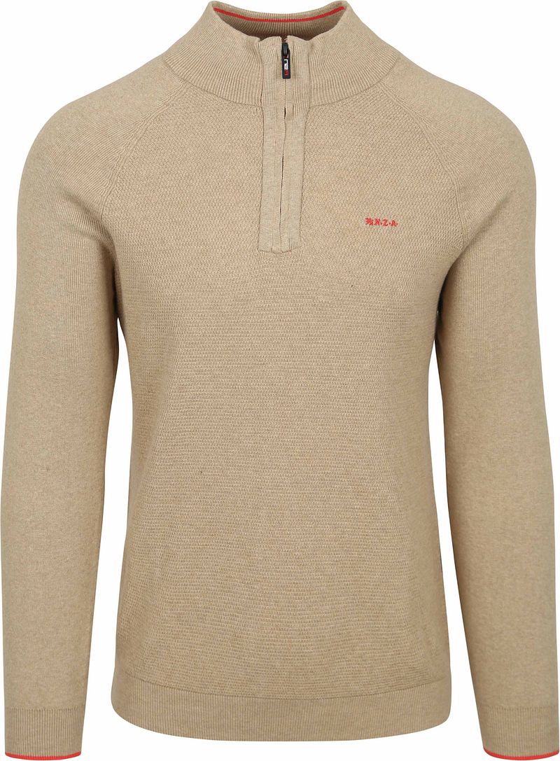 NZA Half Zip Pullover Ralph Beige - Größe L günstig online kaufen