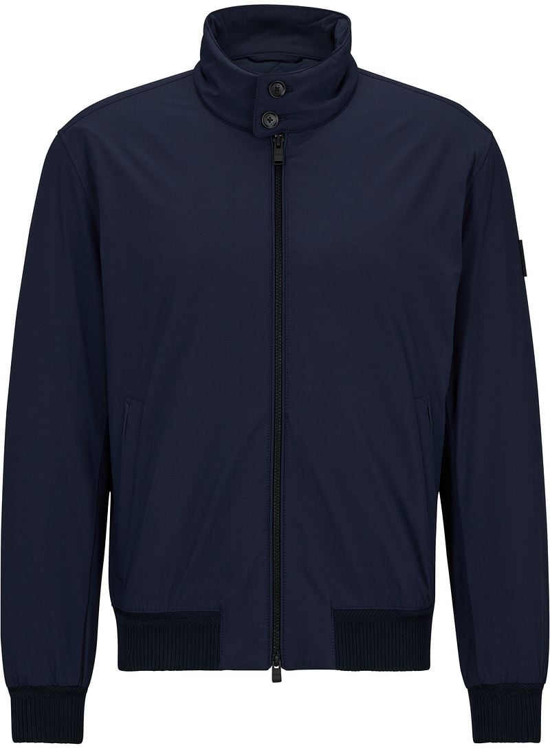 BOSS Cordovan Jacke Navy - Größe 48 günstig online kaufen
