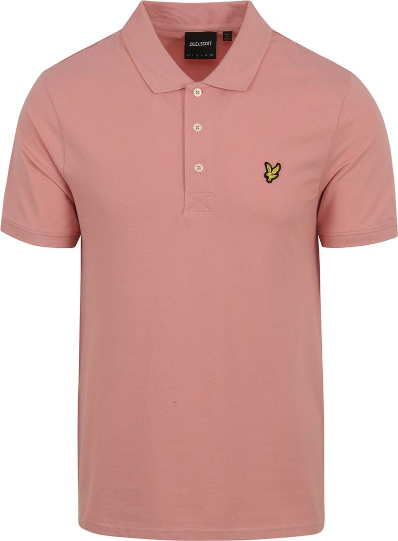 Lyle und Scott Polo Plain Rosa - Größe S günstig online kaufen