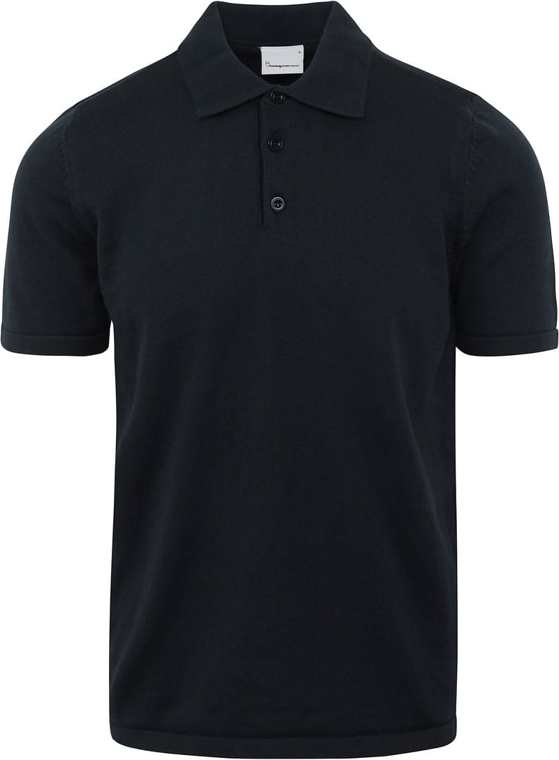 KnowledgeCotton Apparel Poloshirt Navy