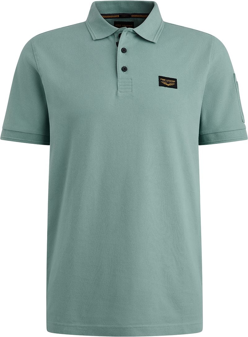 PME LEGEND Heren Polo's & T-shirts Trackway Polo Lichtblauw