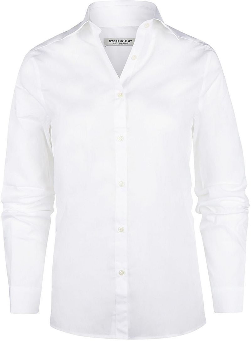 Steppin' Out Blouse Bibi Poplin Wit