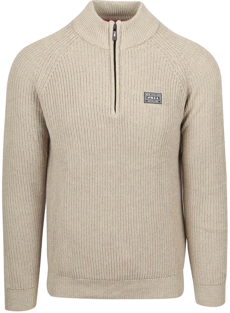New zealand auckland Sweater NZA Half Zip Trui Drake Ecru