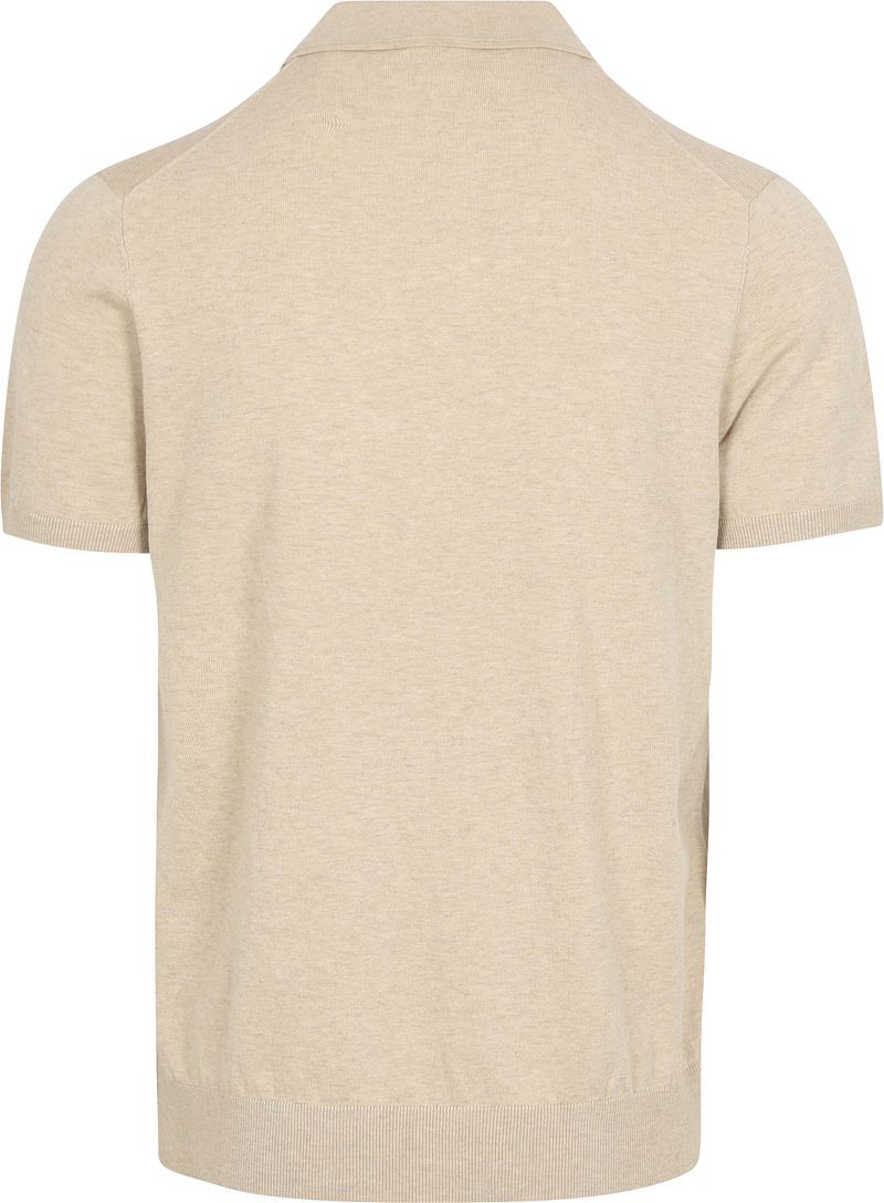 Profuomo Poloshirt Luxury Knitted Ecru