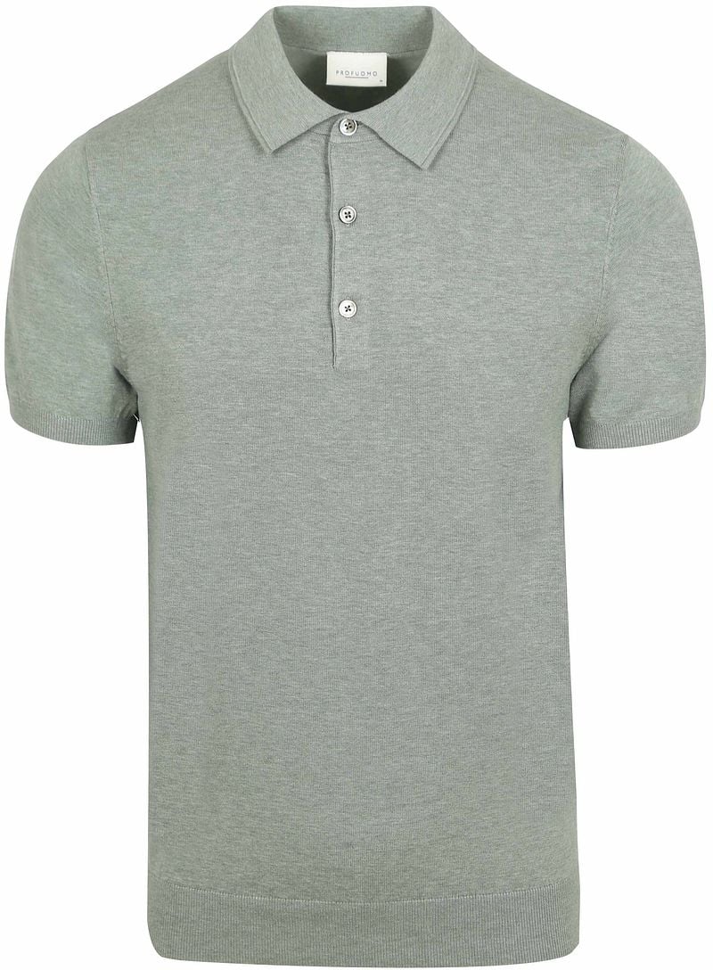 Profuomo Poloshirt Luxury Knitted Grün - Größe S günstig online kaufen