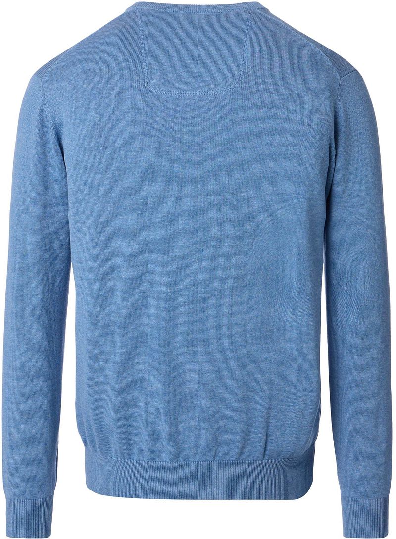 Casa Moda Pullover V-Ausschnitt Blau - Größe 3XL günstig online kaufen