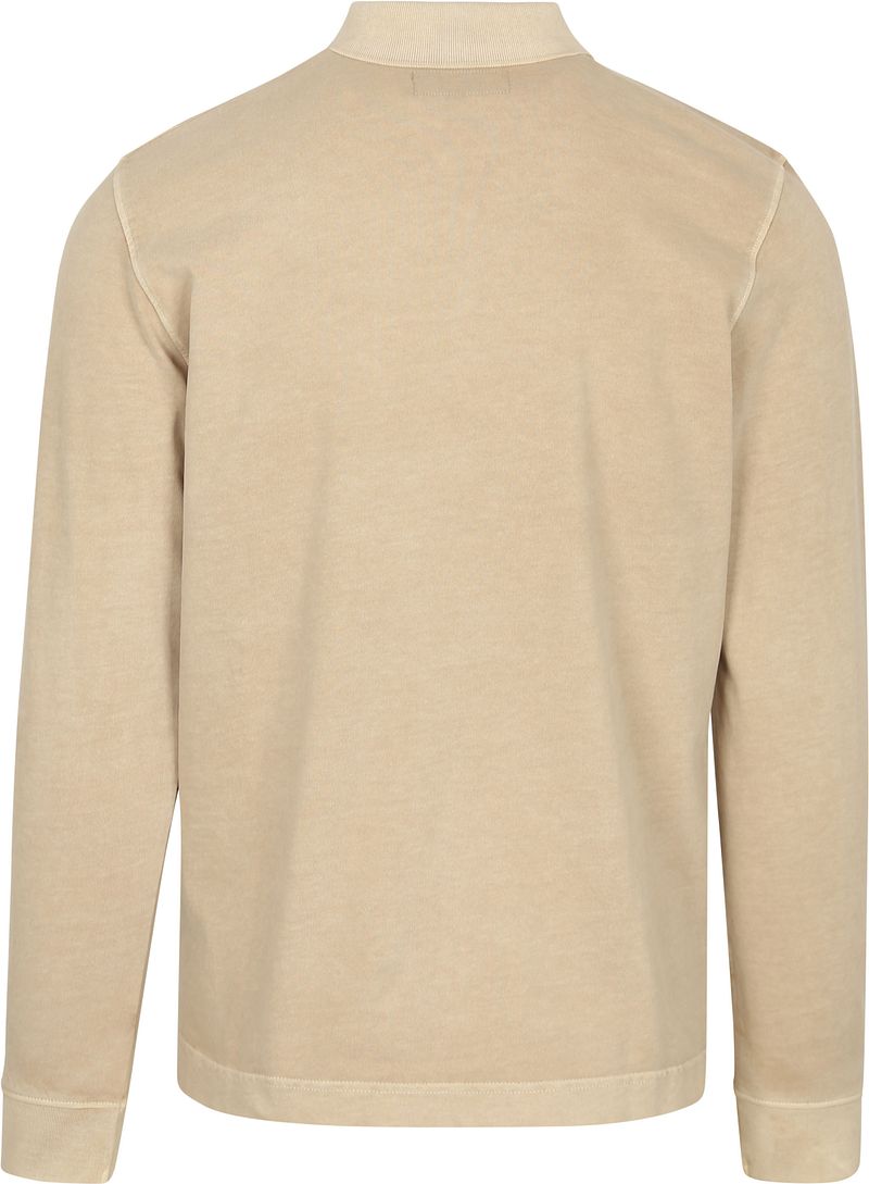 Marc O'Polo Longsleeve Poloshirt Beige