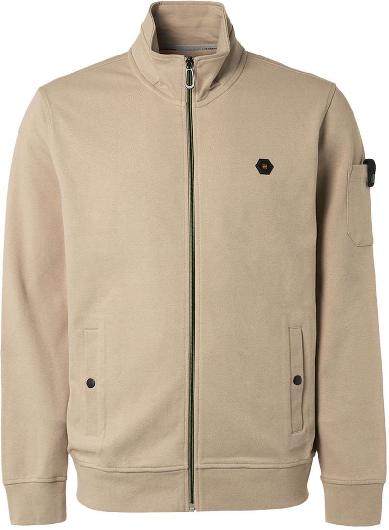 No Excess-Strickjacke Twill Beige - Größe XXL günstig online kaufen