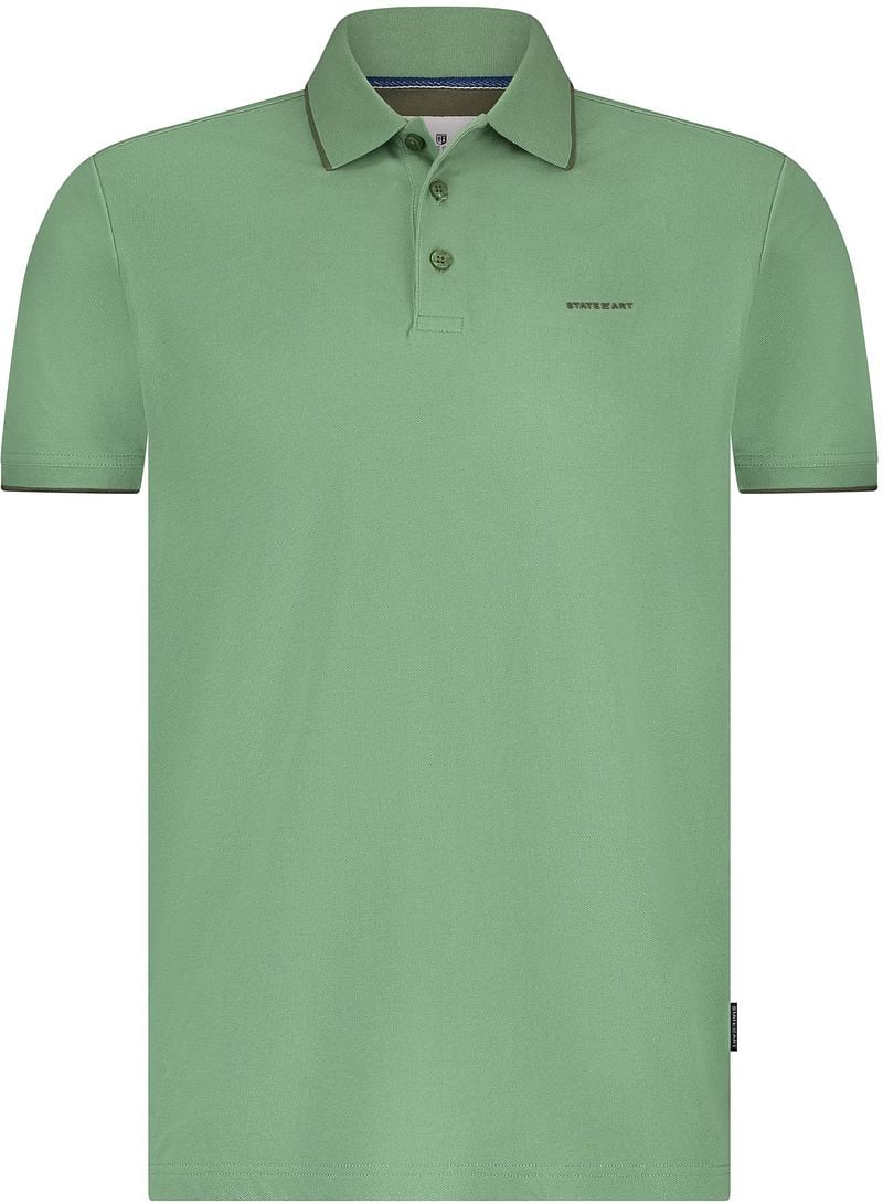 State of Art Poloshirt Piqué Groen