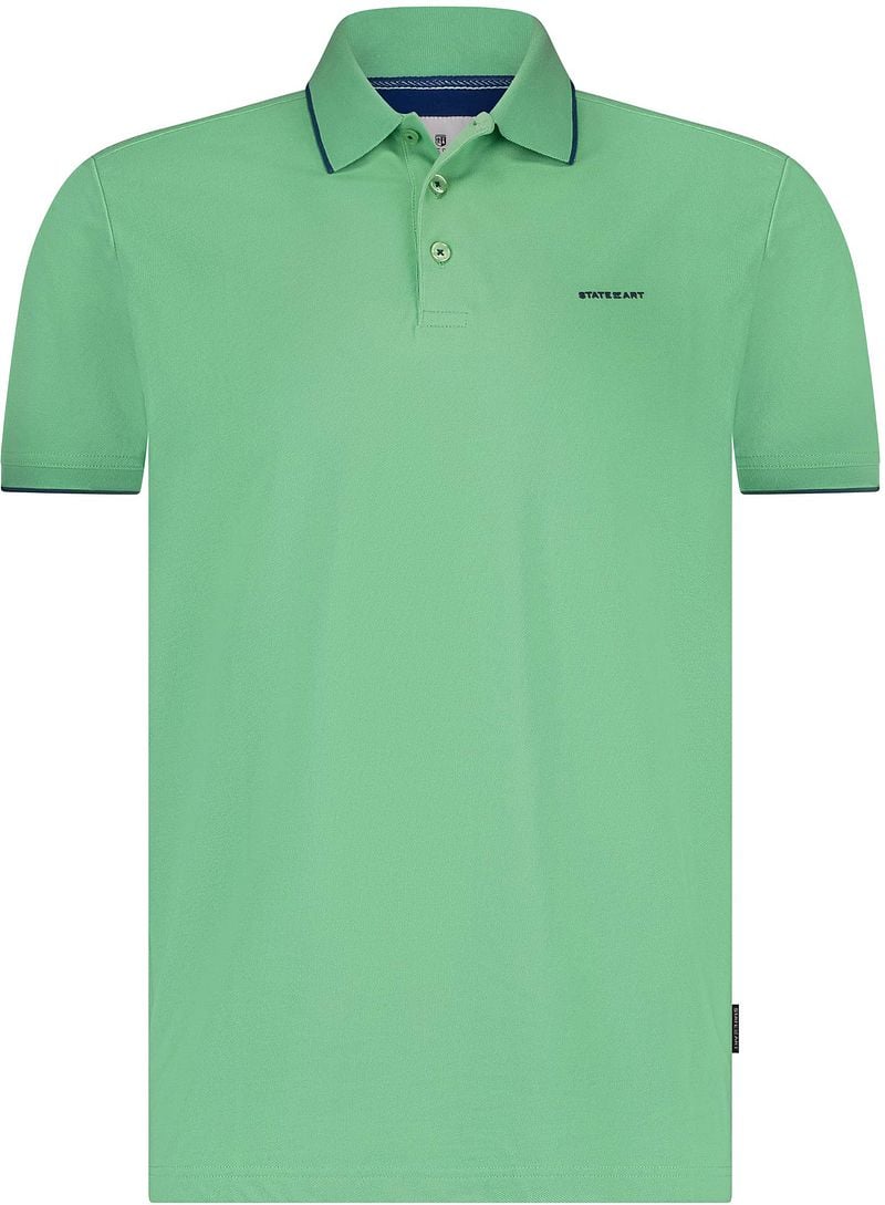 State of Art Poloshirt Piqué Lichtgroen