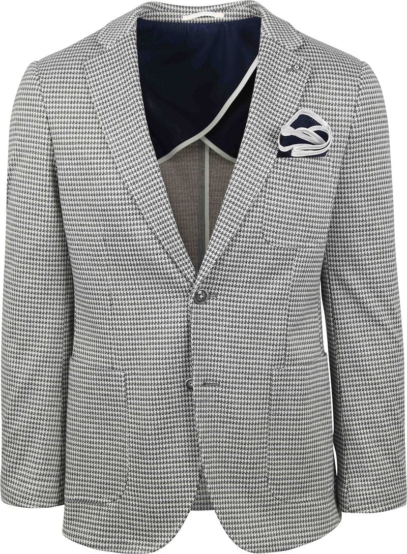 Blue Industry Colbert Print Gris taille 50