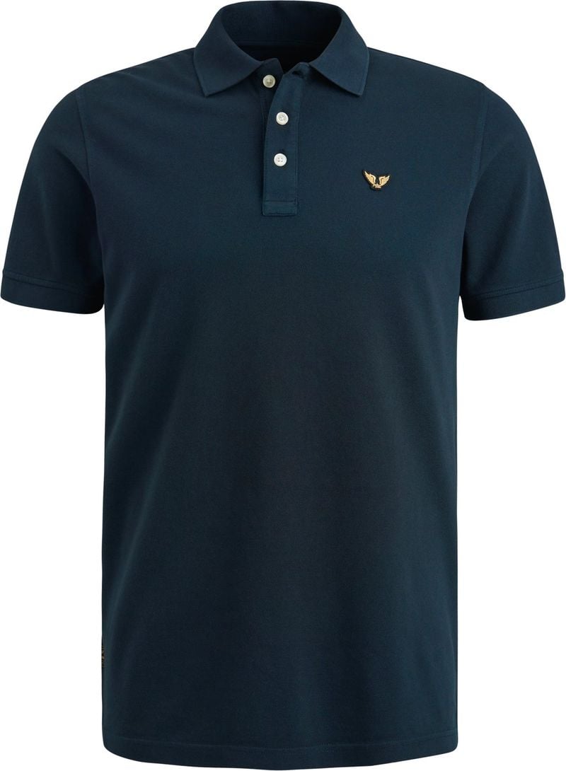 PME LEGEND Heren Polo's & T-shirts Short Sleeve Polo Garment Dye Blauw