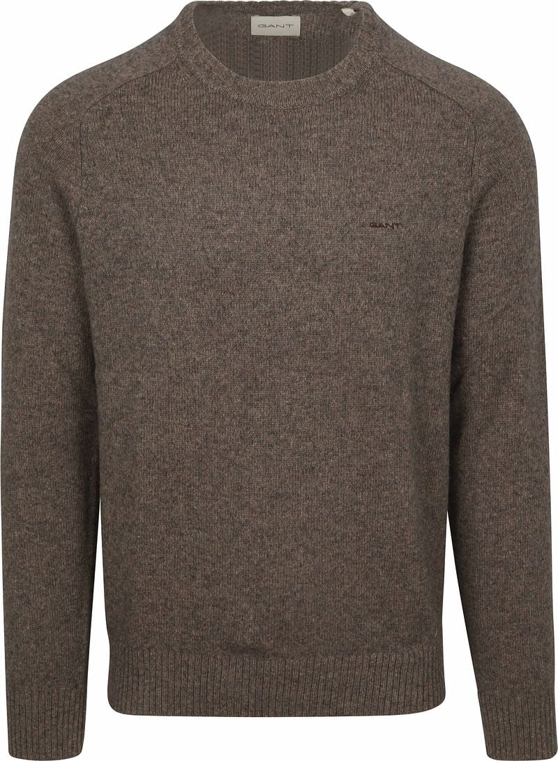 Gant Pullover Wool Blend Bruin