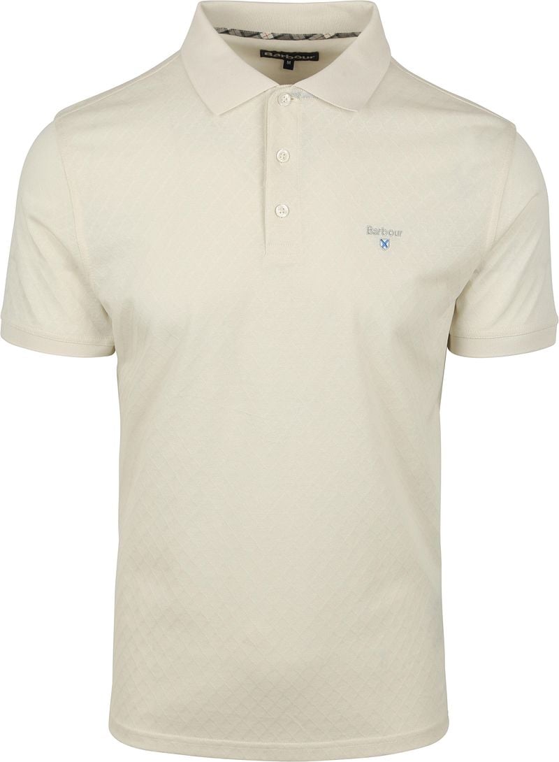 Barbour Polo Sutton Tailored Antique White