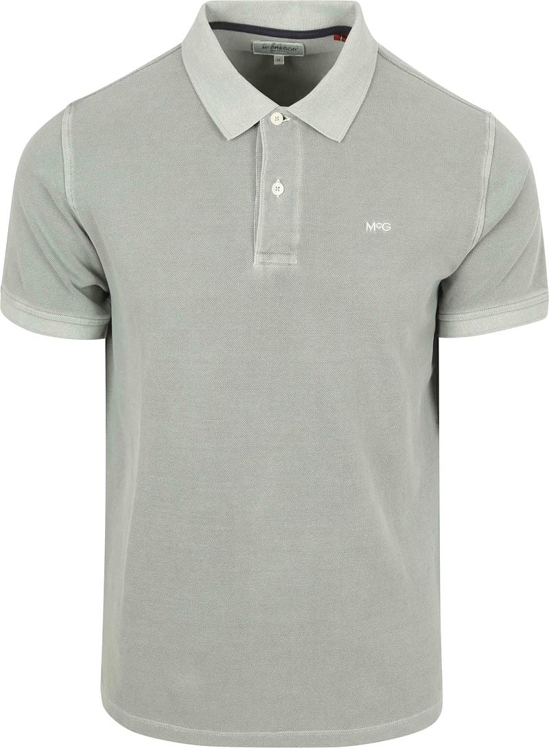 McGregor Piqué Poloshirt Grau Grün - Größe L günstig online kaufen