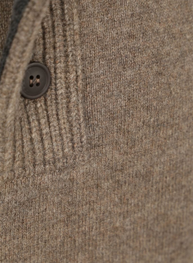 Barbour Mocker Trui Wol Taupe