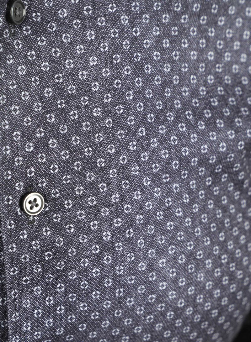 DESOTO Hemd Druck Denim Dunkelblau - Größe S günstig online kaufen