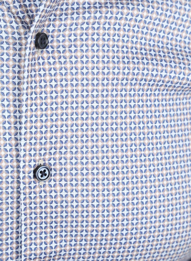 DESOTO Hemd Druck Blau  - Größe XXL günstig online kaufen