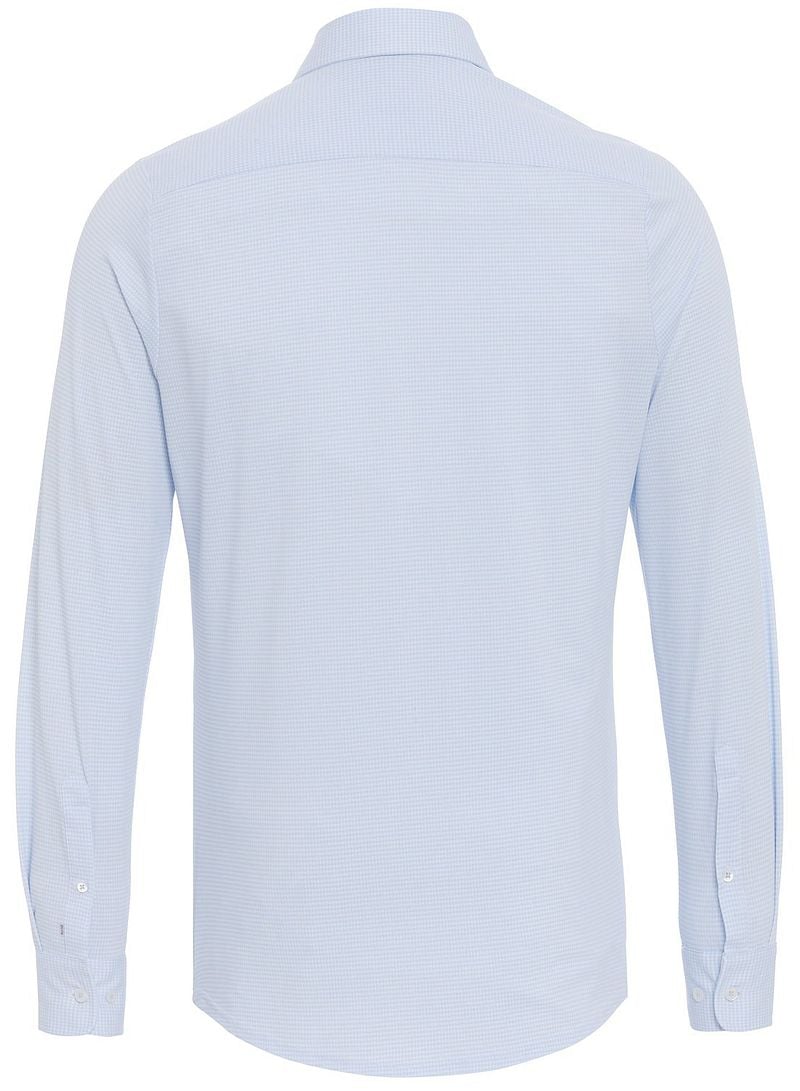 Pure Hemd Functional Pied De Poule Blau - Größe 43 günstig online kaufen