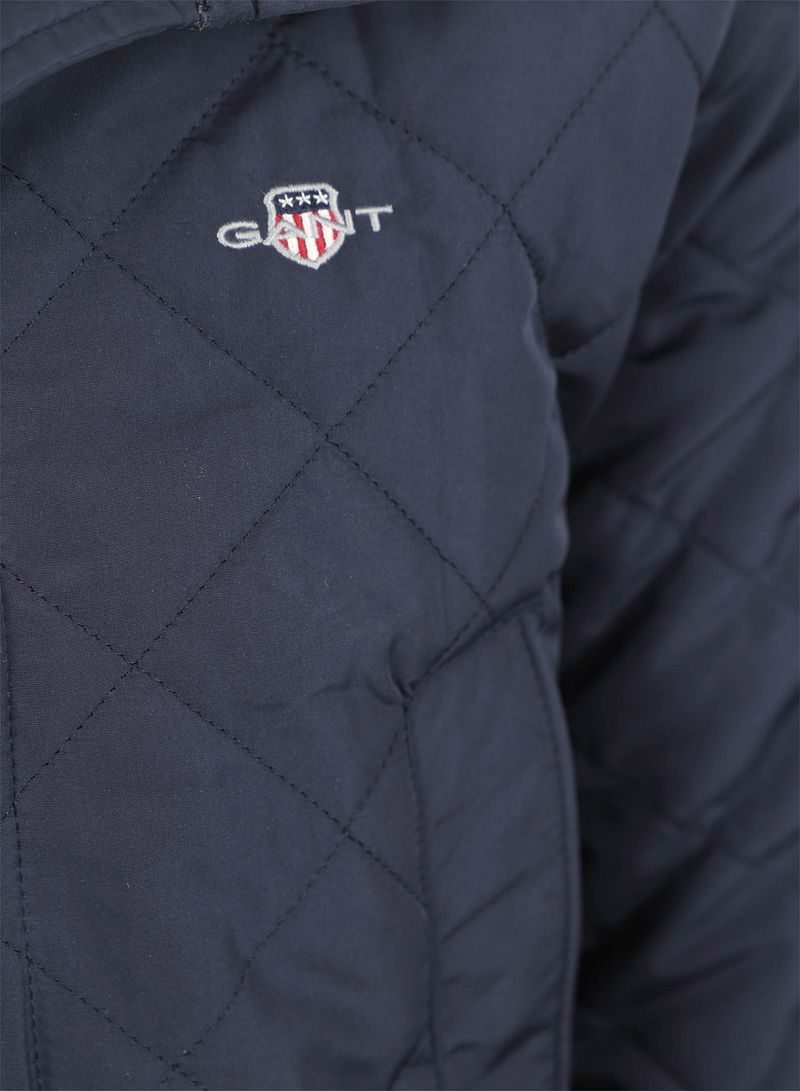 Gant Jacke Quilted Windcheater Marine - Größe M günstig online kaufen