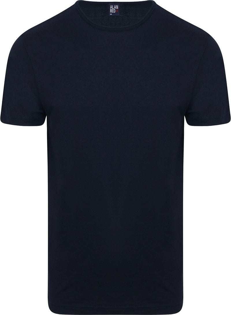 Alan Red Derby O-Ausschnitt T-Shirt Dunkelblau (2er-Pack) - Größe XXL günstig online kaufen