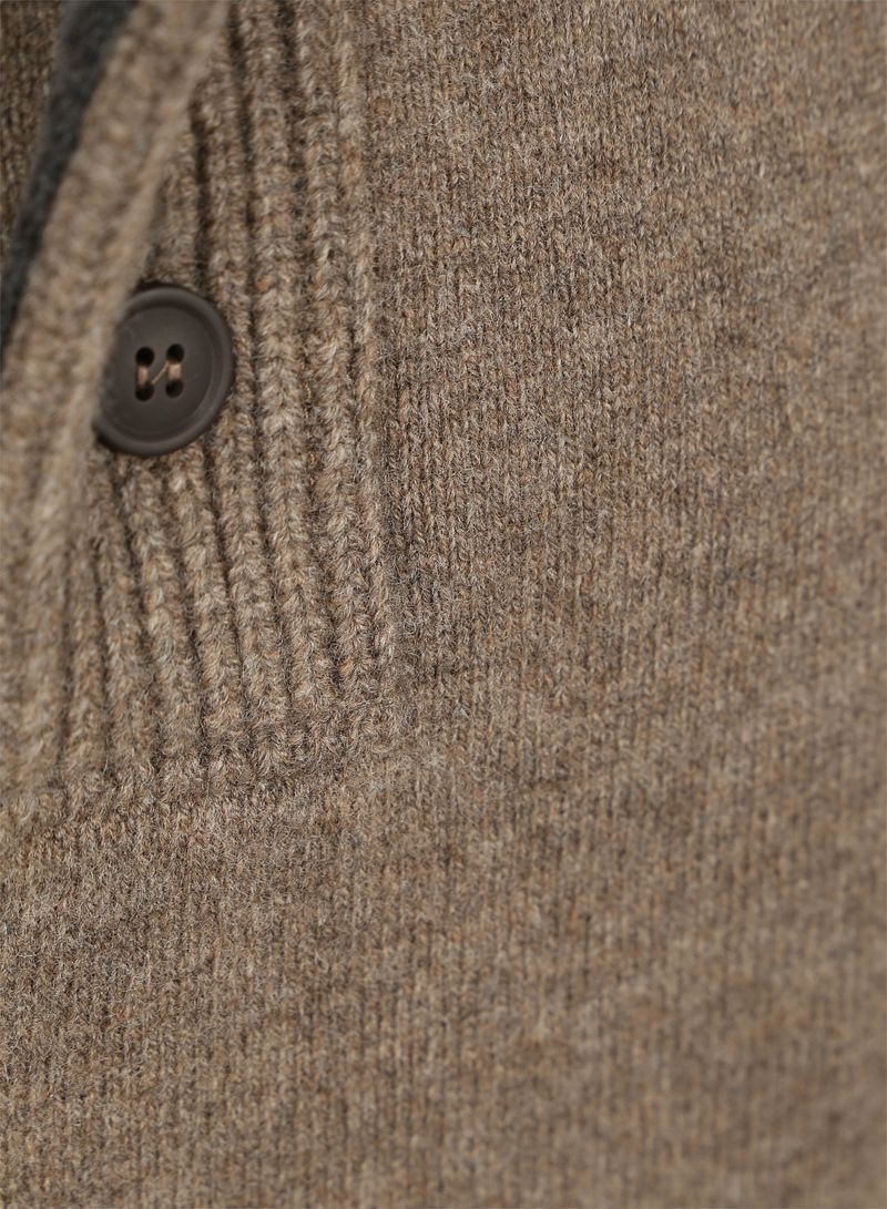 Barbour Mocker Pullover Wolle Taupe - Größe XXL günstig online kaufen