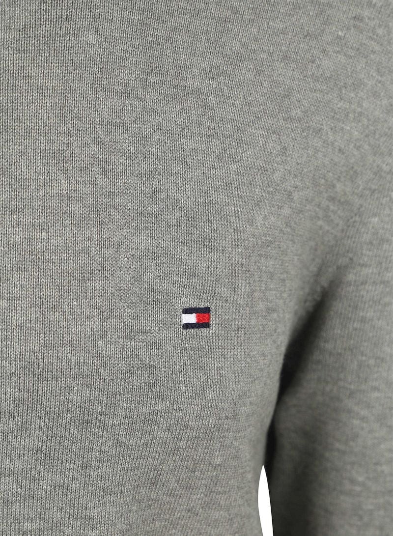Tommy Hilfiger Pullover Essential Grau - Größe 3XL günstig online kaufen