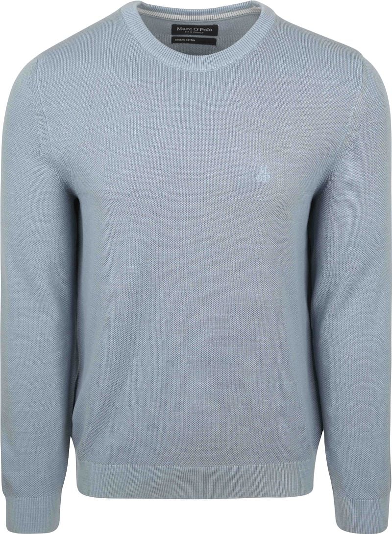 Marc O'Polo Pullover Heavy Piqué Hellblau - Größe XXL günstig online kaufen