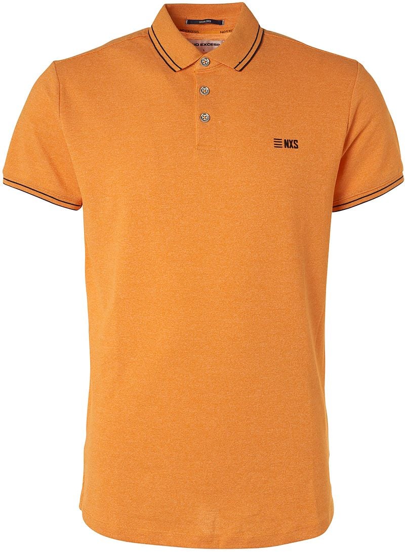 No Excess Polo Garment Dye Geel