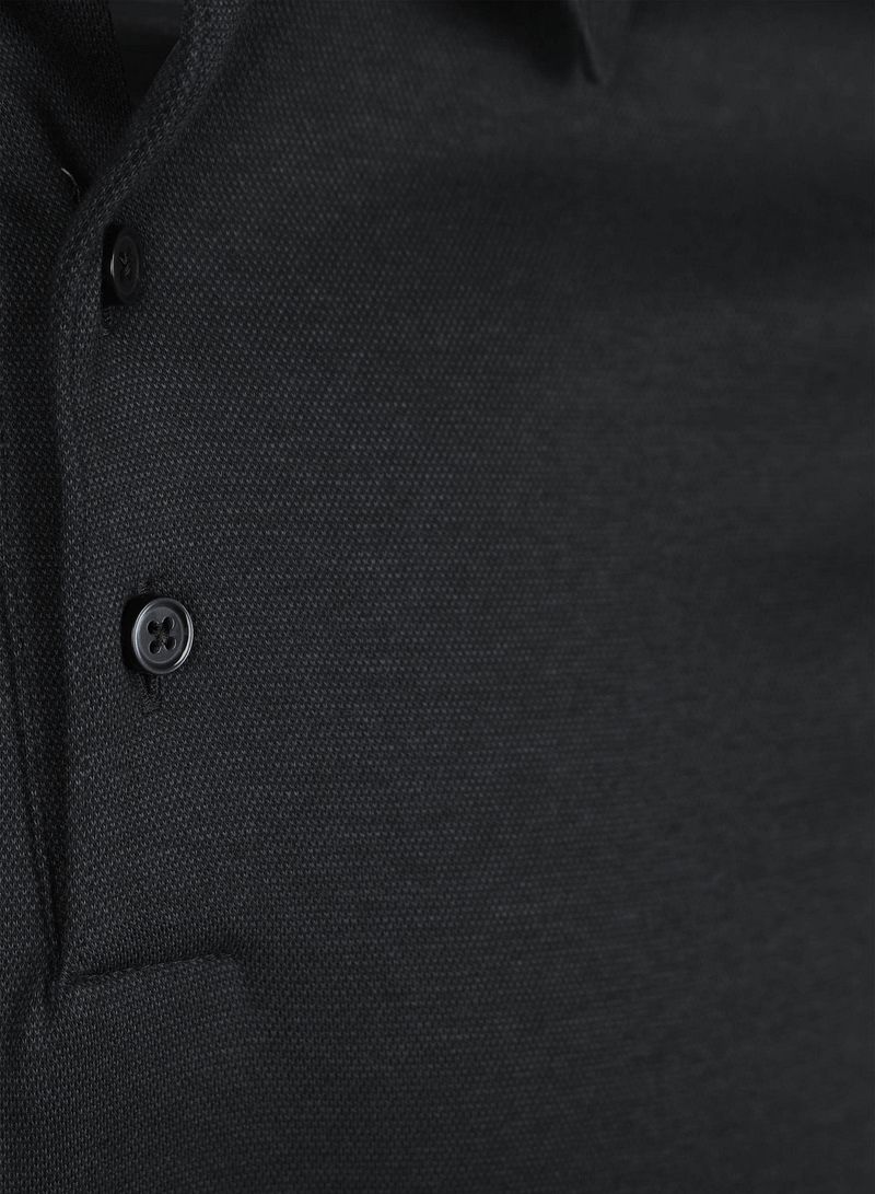 Desoto Longsleeve Poloshirt Essential Black - Größe 3XL günstig online kaufen