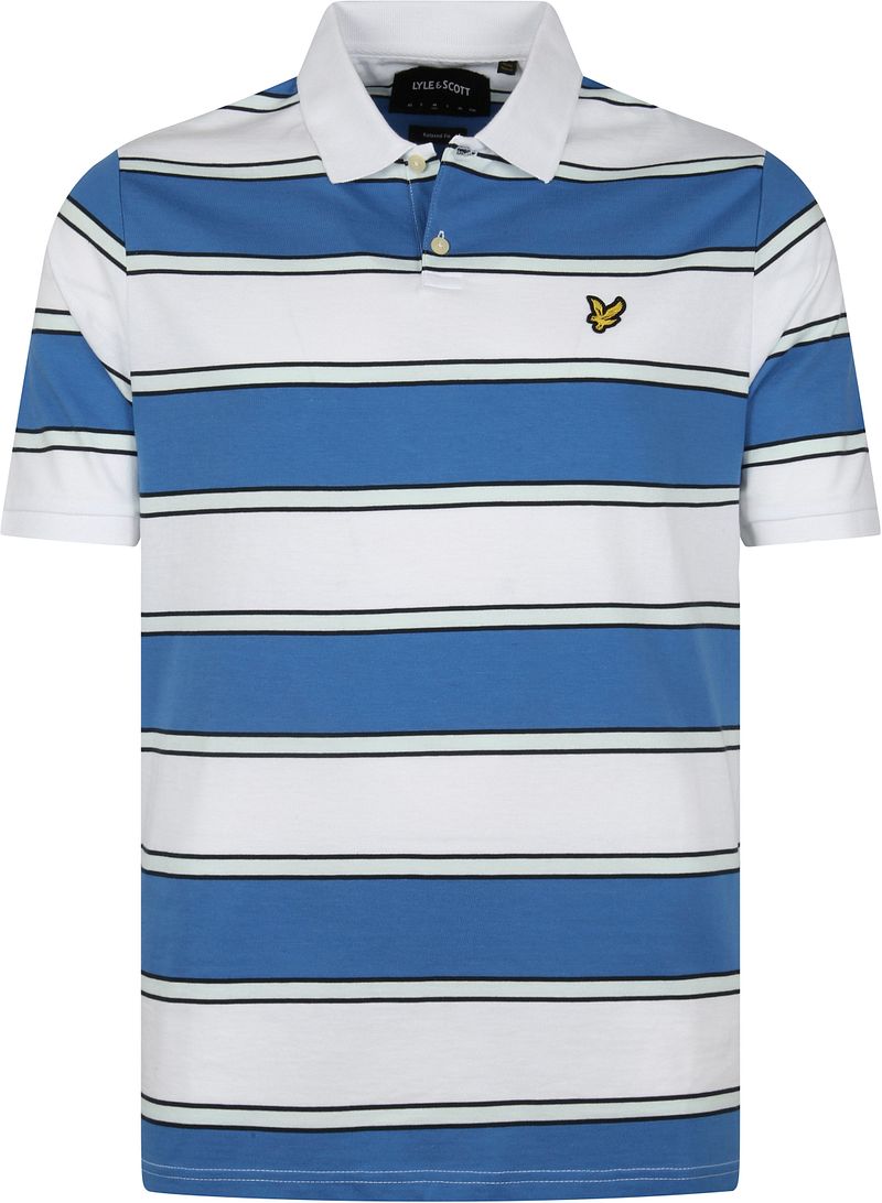 Lyle & Scott Polo Rayé Bleu taille M