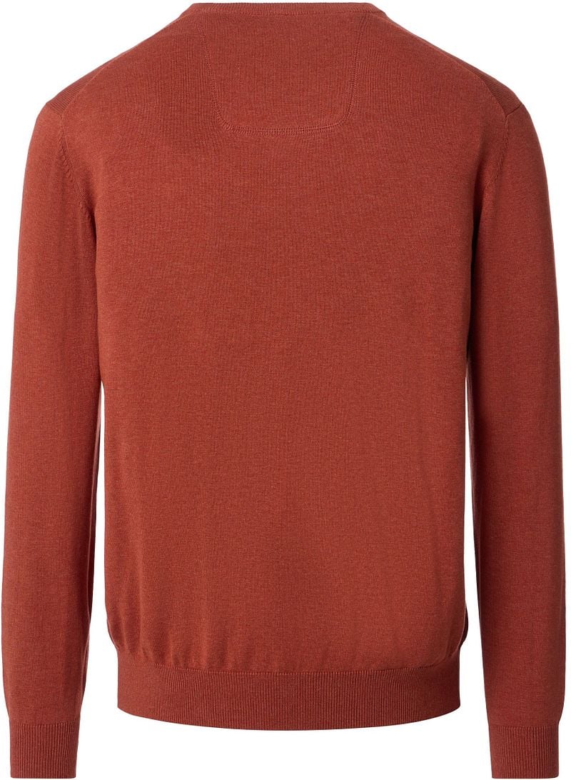 Casa Moda Pullover V-Ausschnitt Red Brick - Größe 4XL günstig online kaufen