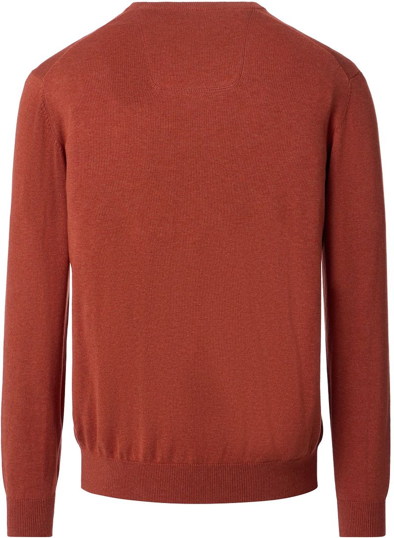 Casa Moda Pullover V-Hals Red Brick
