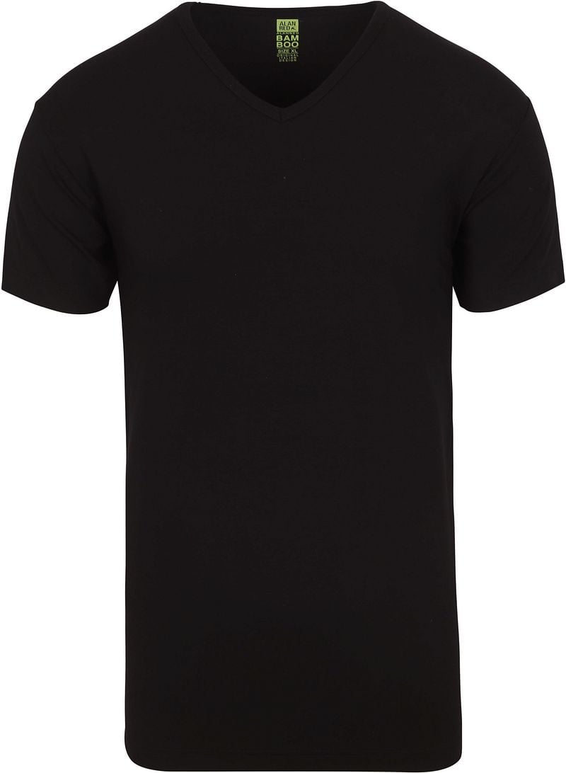 Alan Red Bamboo T-shirt Schwarz - Größe L günstig online kaufen