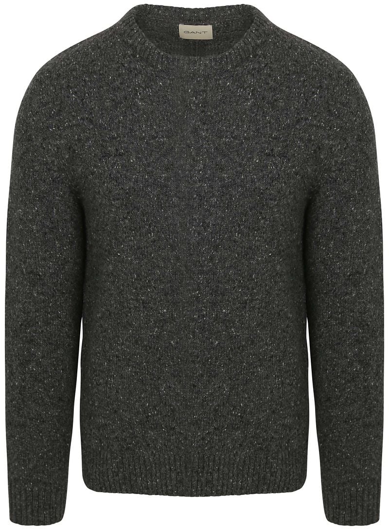 Gant Pullover Wool Blend Anthrazit - Größe 3XL günstig online kaufen