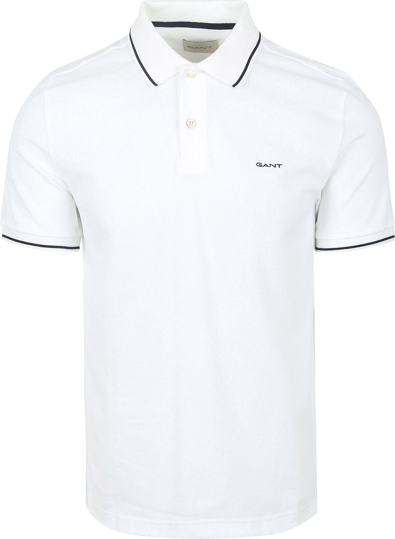 Gant Poloshirt met labelstitching model 'TIPPING'