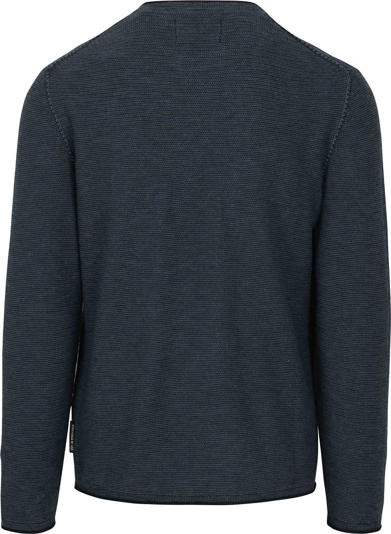 Marc O'Polo Pullover Crewneck Cotton Linen Dark Blue