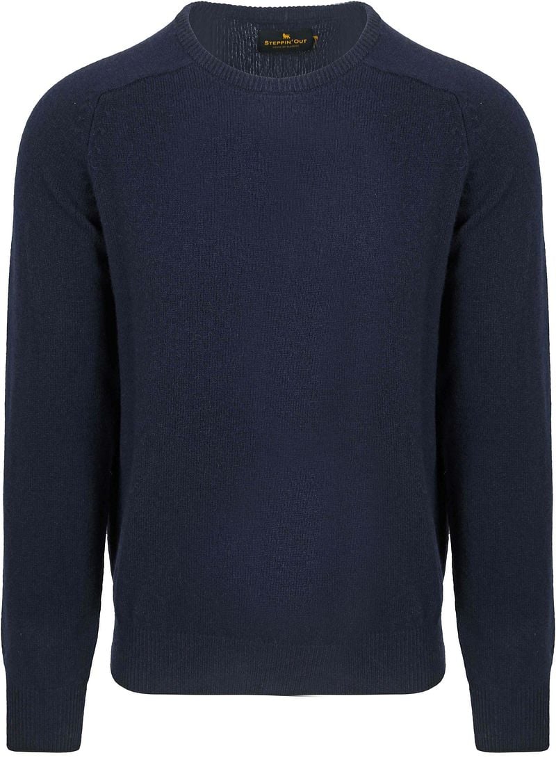 Steppin' Out Pullover Lammwolle Navy - Größe S günstig online kaufen