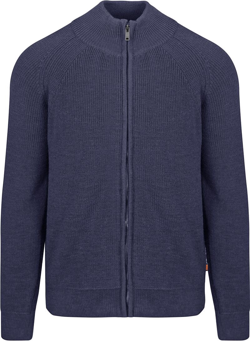 Hugo Boss Donkerblauwe Vest Stijlvol Ontwerp Blue Heren